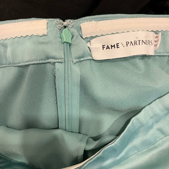 Fame and Partners STUNNING women’s sz 6 strapless jumpsuit, seafoam green/blue - Picture 10 of 10